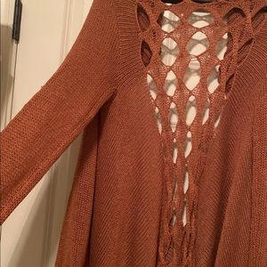 Burnt Orange Cardigan